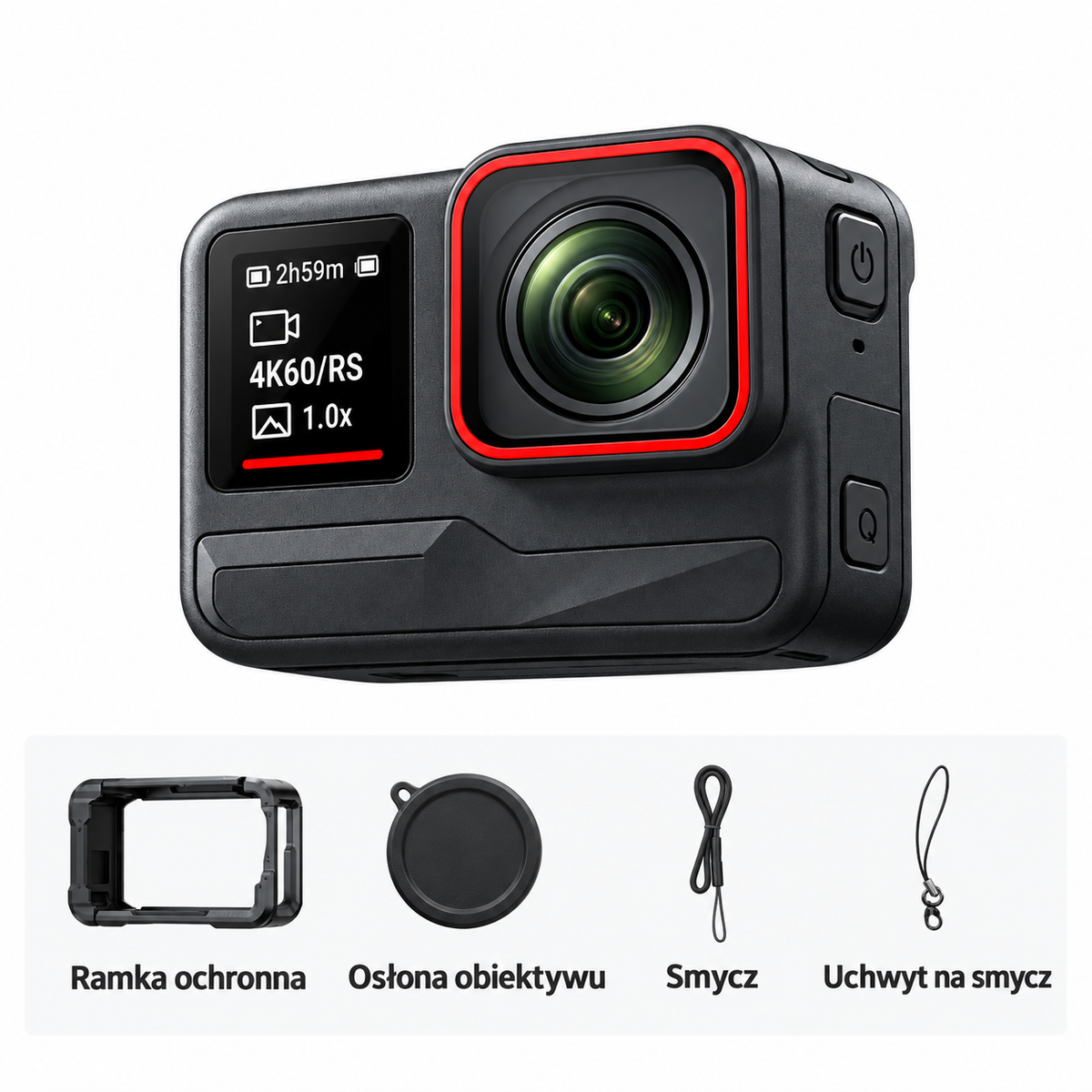 4K 60 FPS sportkamera – Képstabilizálással és WiFi-vel