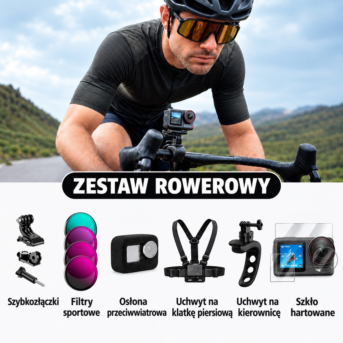 4K 60 FPS sportkamera – Képstabilizálással és WiFi-vel