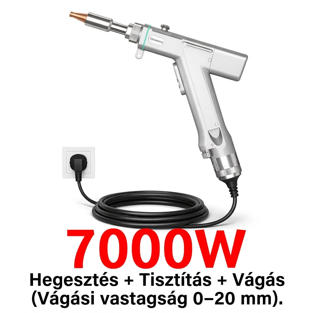 4 az 1-ben lézeres hegesztőgép – Vágásra és tisztításra is