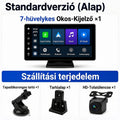 Intelligens autós multimédiás kijelző – CarPlay és Android Auto
