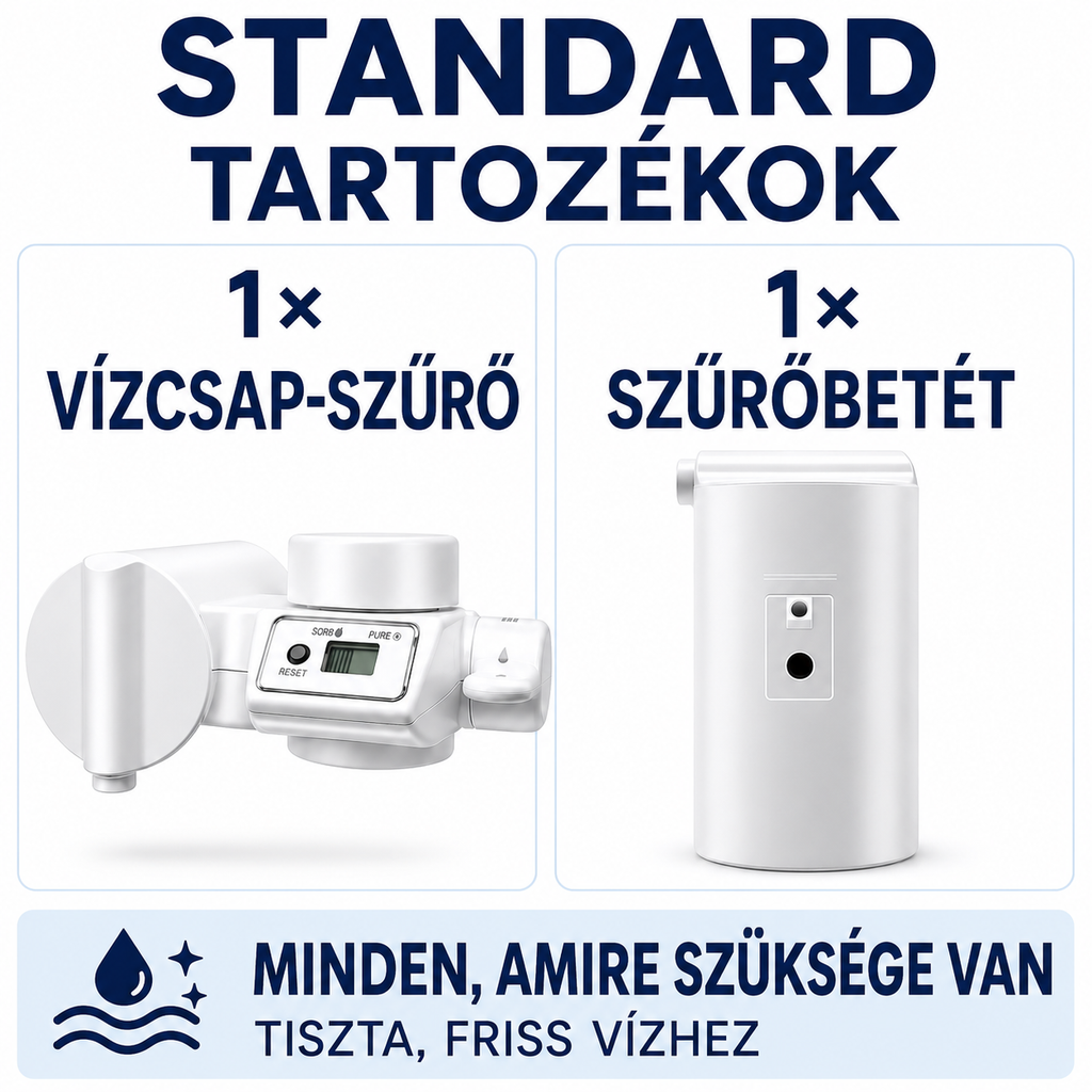 Többlépcsős vízszűrő – Tisztább, jobb ízű víz
